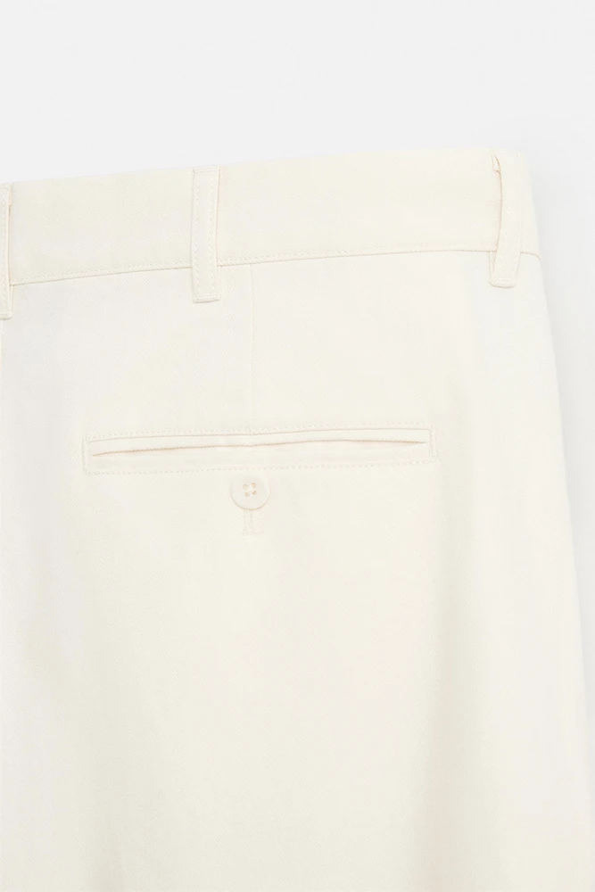 PANTALON REGULAR FIT À CHEVRONS