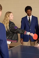 NFL FAUX LEATHER BOMBER JACKET