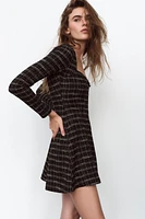 PLAID SKATER DRESS
