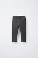 RIBBED TAG LEGGINGS