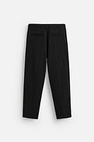 TEXTURED RELAXED FIT PANTS