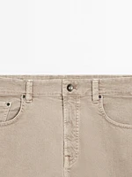 Relaxed fit denim trousers