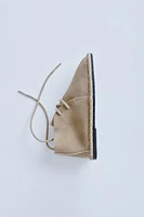 ZARA TIMELESS - CHAUSSURES EN CUIR À LACETS