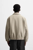 COTTON AND LINEN BLEND JACKET