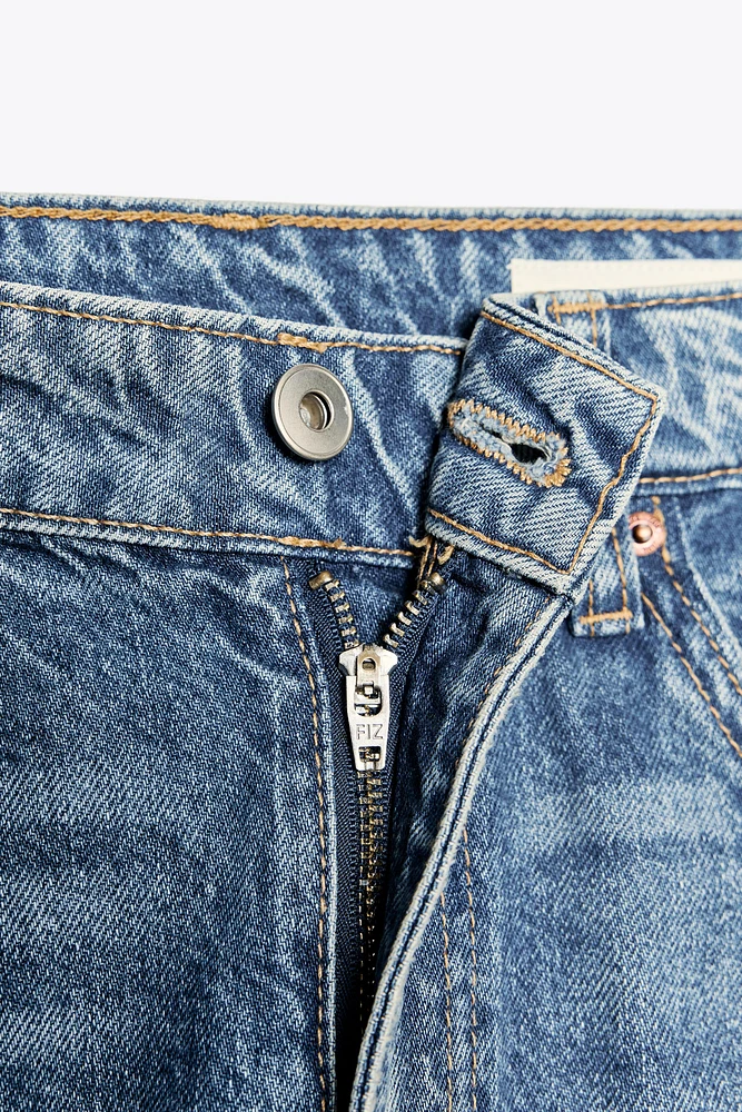 TRF MID-RISE BAGGY BALLOON JEANS