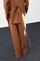 VESTE OVERSIZE À CEINTURE