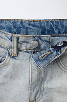 JEAN FLARE BAS SANS COUTURE