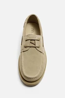 LEATHER BOAT SHOES