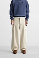 PANTALON CARGO COUPE LARGE