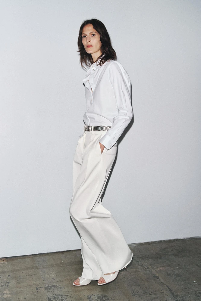 ZW COLLECTION TEXTURED WEAVE SHIRT