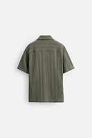 CHEMISE STRUCTURÉE JACQUARD