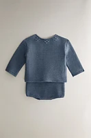 CHILDREN'S SWEATER WITH BOBBLES