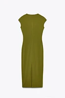 FITTED CREPE DRESS