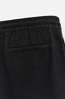 TEXTURED REGULAR FIT SHORTS