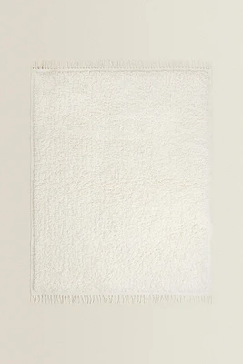 RECTANGULAR TEXTURED COTTON AREA RUG