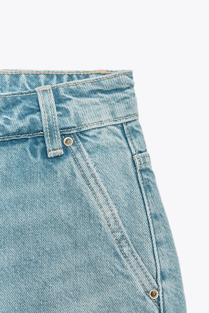SHORT CHINO EN JEAN TRF