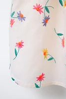 EMBROIDERED FLORAL TOP