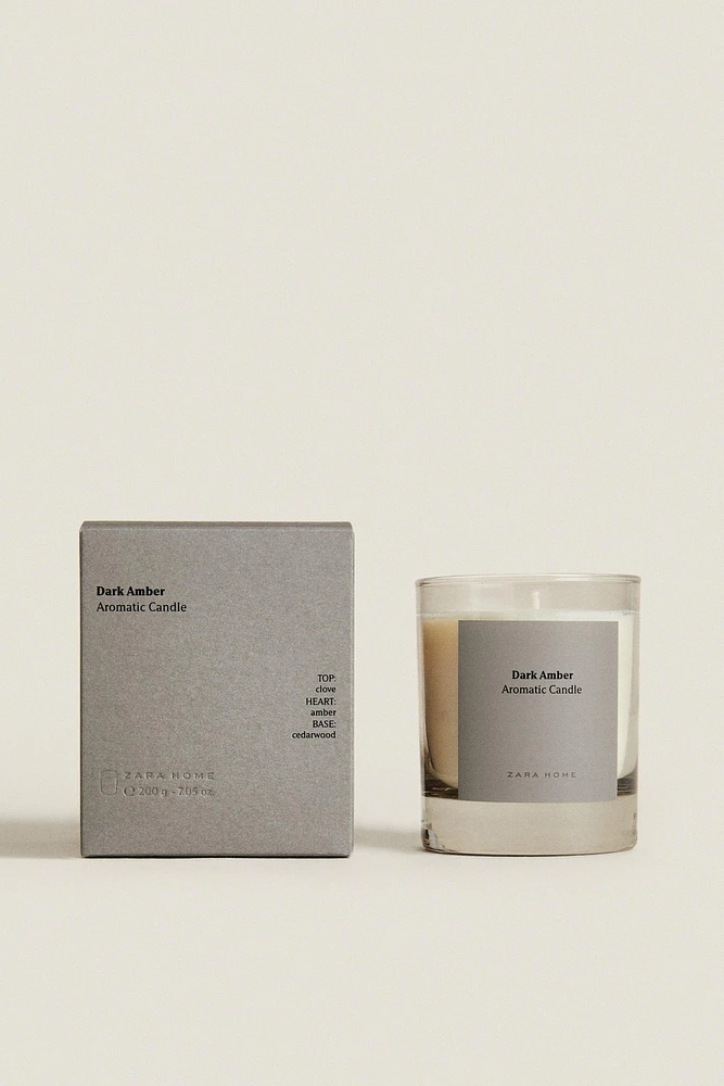 (200 G) BOUGIE PARFUMÉE DARK AMBER