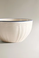 BOWL WITH RIM