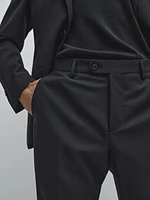 100% wool suit trousers