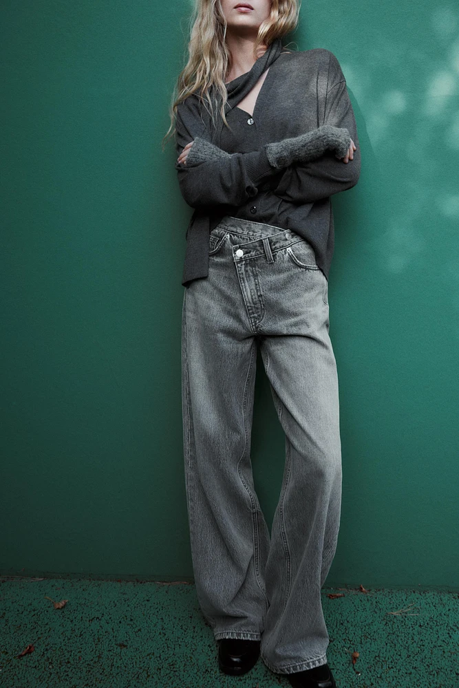 JEAN TRF BAGGY TAILLE CROISÉE NORMALE