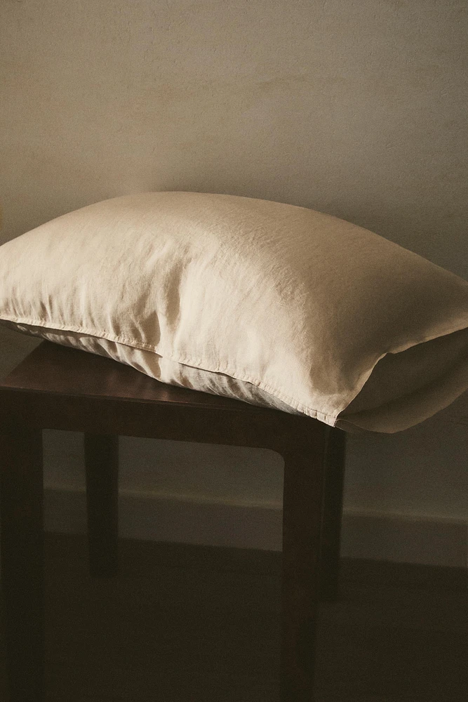 WASHED LINEN PILLOWCASE (140 GXM²)