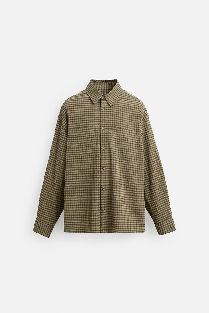 Seersucker Plaid Shirt