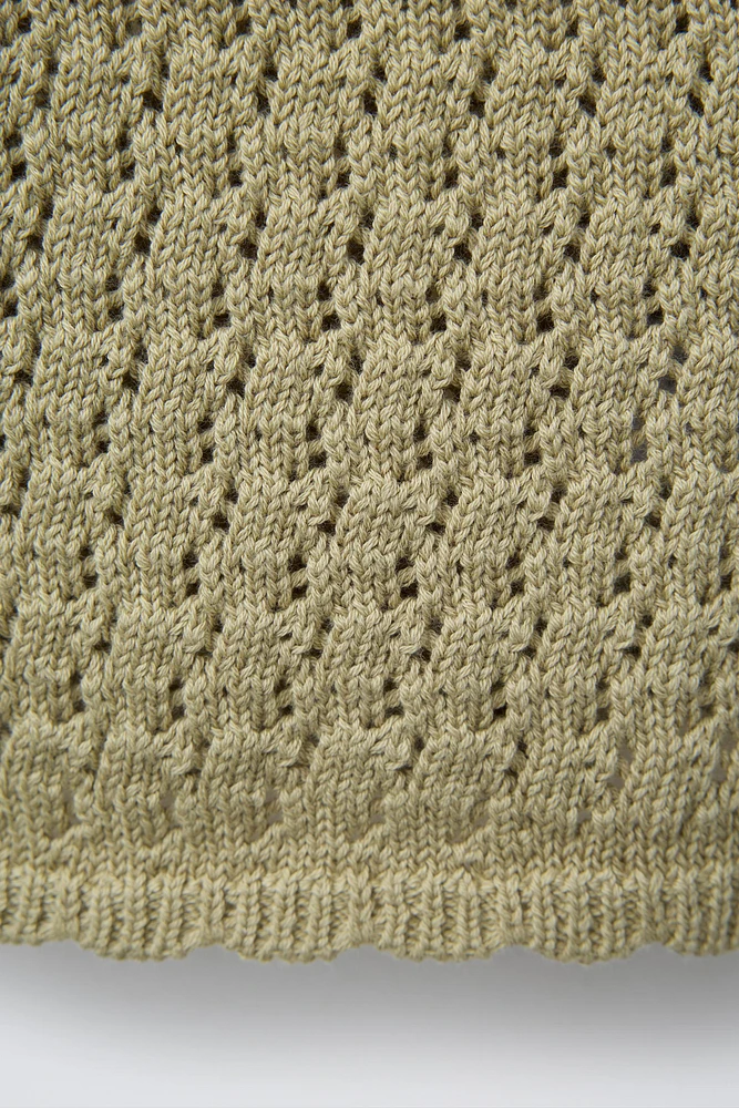 BEADED KNIT TOP