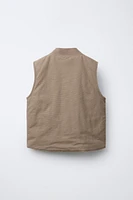 TWILL LABEL VEST