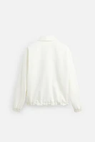 LYOCELL COTTON BLEND KANGAROO JACKET