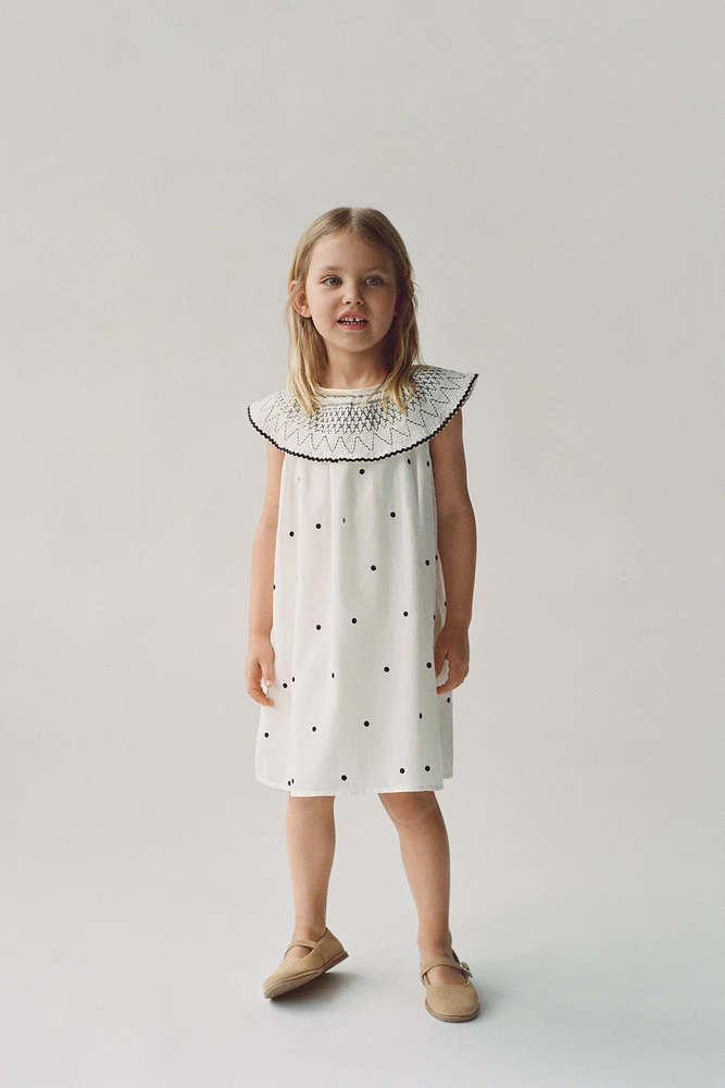 EMBROIDERED DRESS