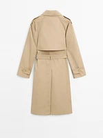 Classic water-repellent trench coat