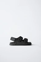 BUCKLED SANDALS