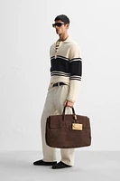 LIMITED EDITION STRIPED KNIT POLO SHIRT