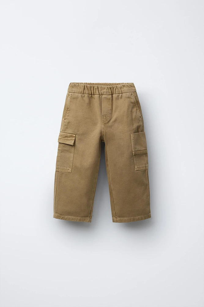 TWILL CARGO PANTS