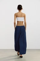 TEXTURED BALLOON PANTS