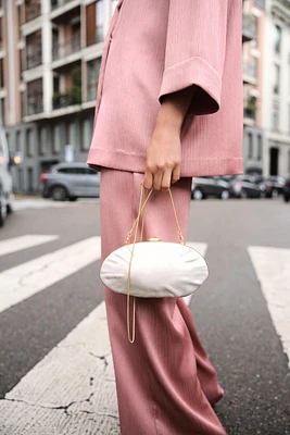 PEARL EFFECT BOX BAG