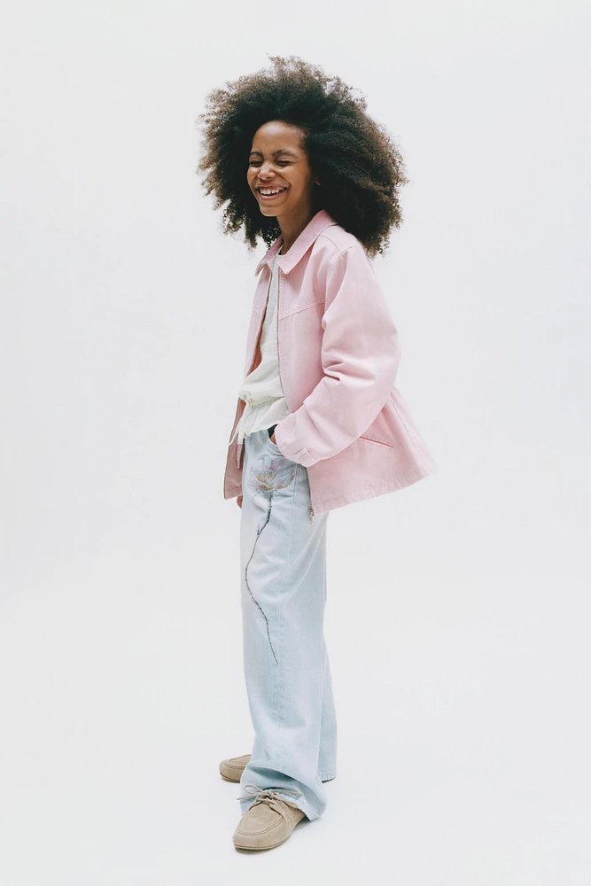 MIXED COLLAR JACKET