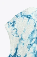 LINEN TIE-DYE T-SHIRT X FANGLU LIN