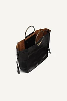 LEATHER STUDDED CITY BAG LIMITED EDITION