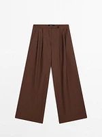 Pantalon fluide à double pince