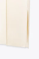 ZW COLLECTION SATIN PANTS WITH VENTS