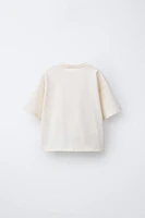 EMBROIDERED TEXT T-SHIRT