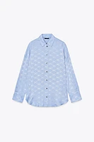FLOWY JACQUARD TOP