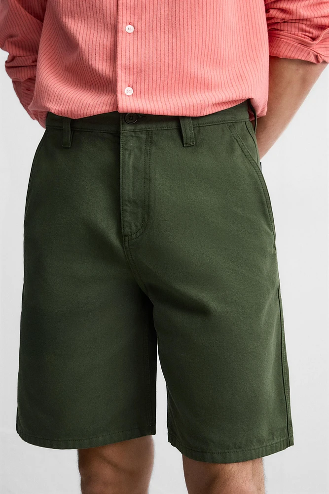 WASHED TEXTURED SHORTS