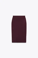 BASIC KNIT MIDI SKIRT