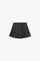 PLEATED MINI SKIRT