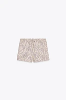 FLORAL PRINT SHORTS