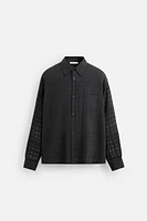 CHEMISE STRUCTURÉE COTON - LIN