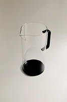 CONTRAST BOROSILICATE GLASS PITCHER